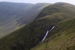 2018-11-16 7143 First Sight of Cautley Spout, with the Calf behind